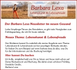 Für den Newsletter von Barbara Lexa anmelden